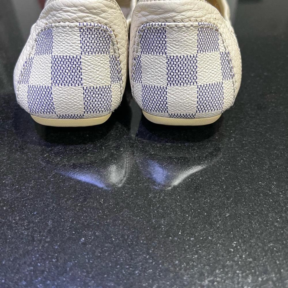 Louis Vuitton Cream Leather Footwear